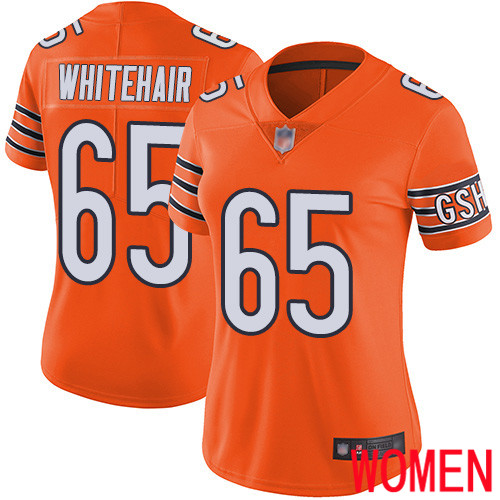 Chicago Bears Limited Orange Women Cody Whitehair Alternate Jersey NFL Football #65 Vapor Untouchable